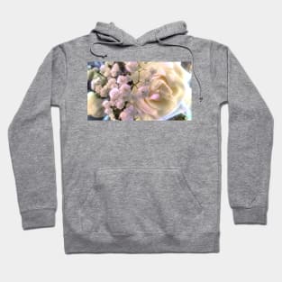 Beautiful Rose with Baby's Breath Hoodie